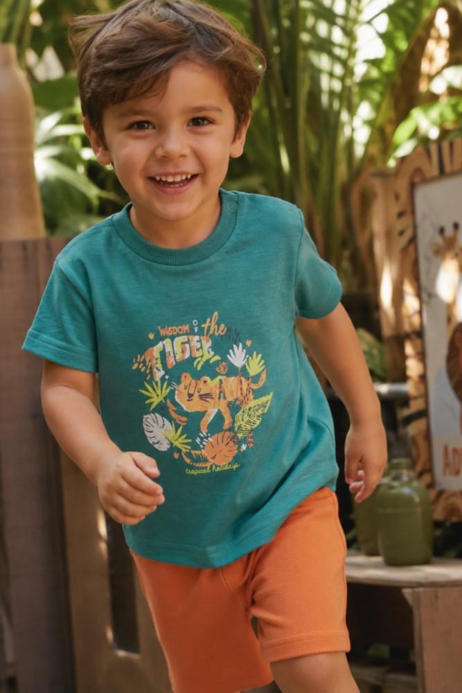 Conjunto Menino Tigre Selvagem