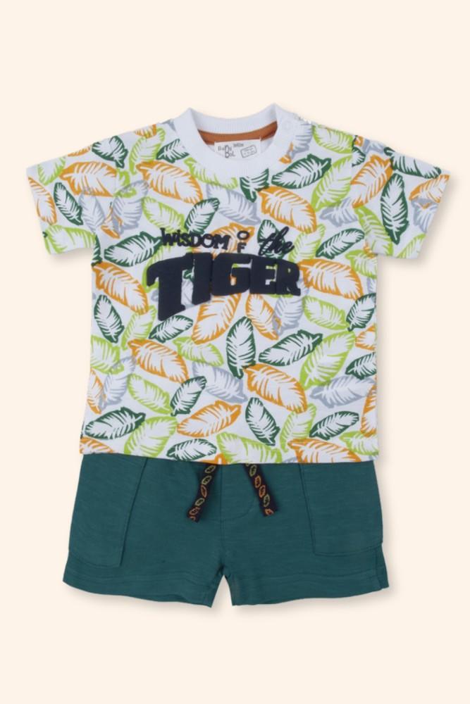 Conjunto Menino Selva Tropical
