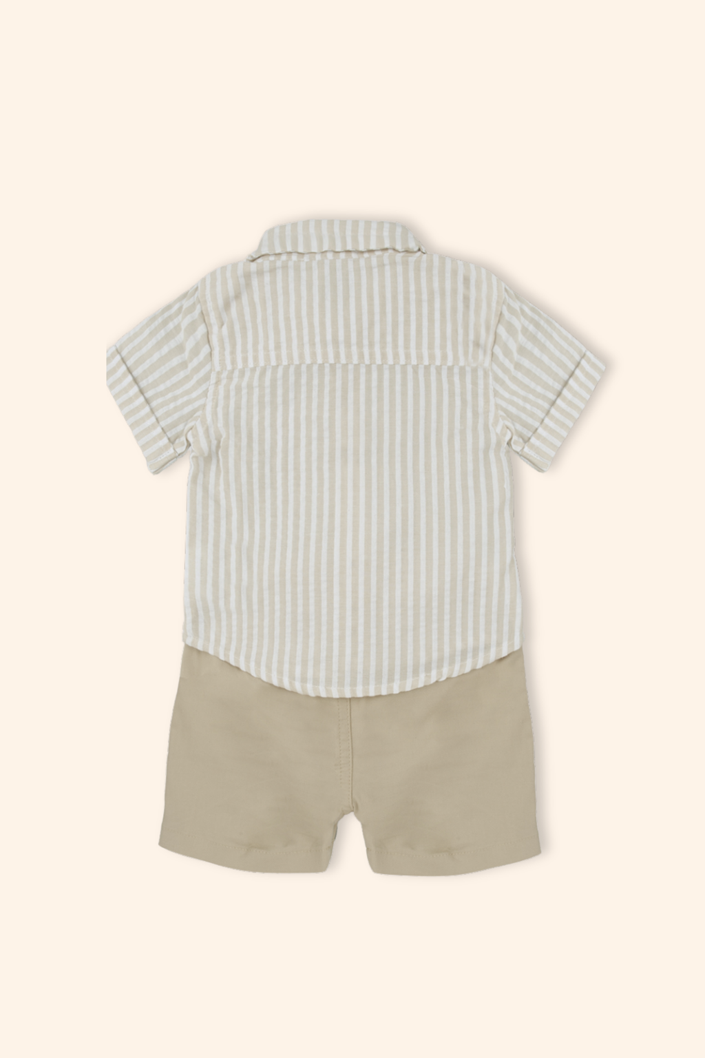 Conjunto menino Beje Clássico