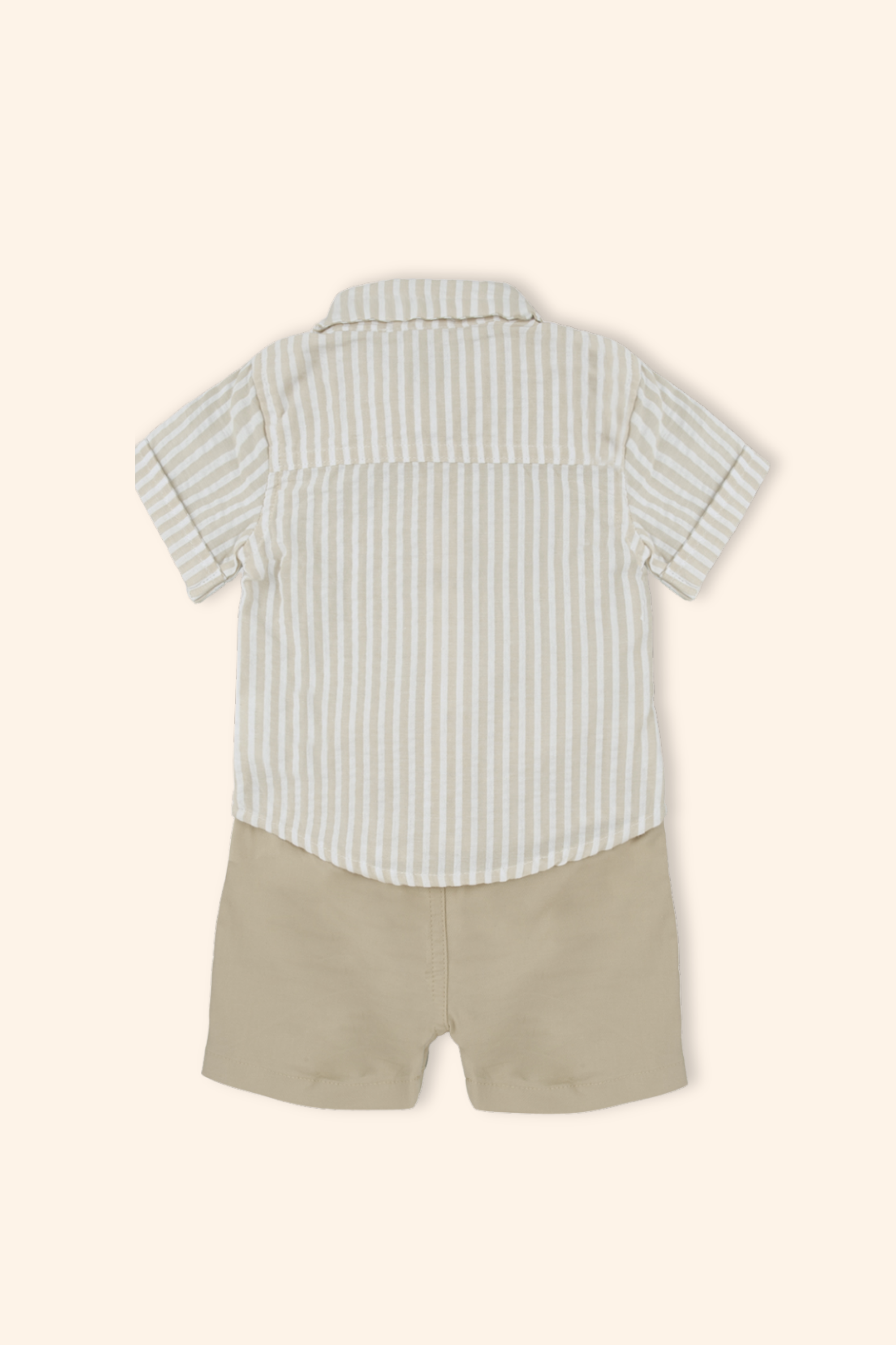 Conjunto menino Beje Clássico