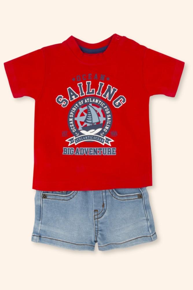 Conjunto Menino Mar Vermelho