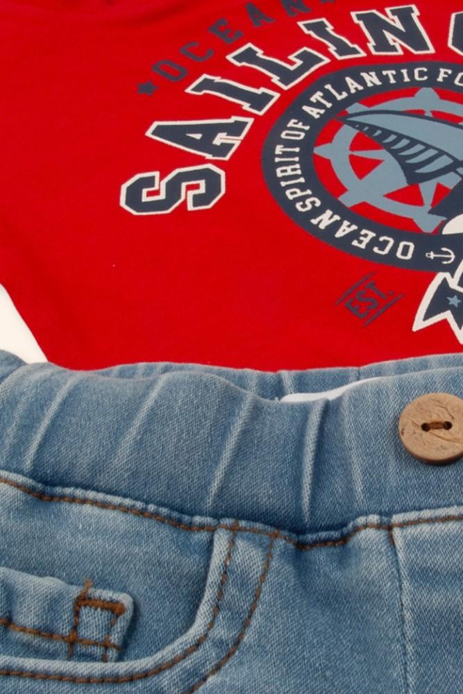 Conjunto Menino Mar Vermelho