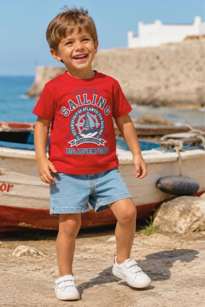 Conjunto Menino Mar Vermelho