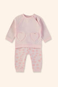 Conjunto Bebé Dois Corações