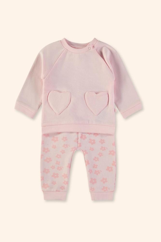 Conjunto Bebé Dois Corações