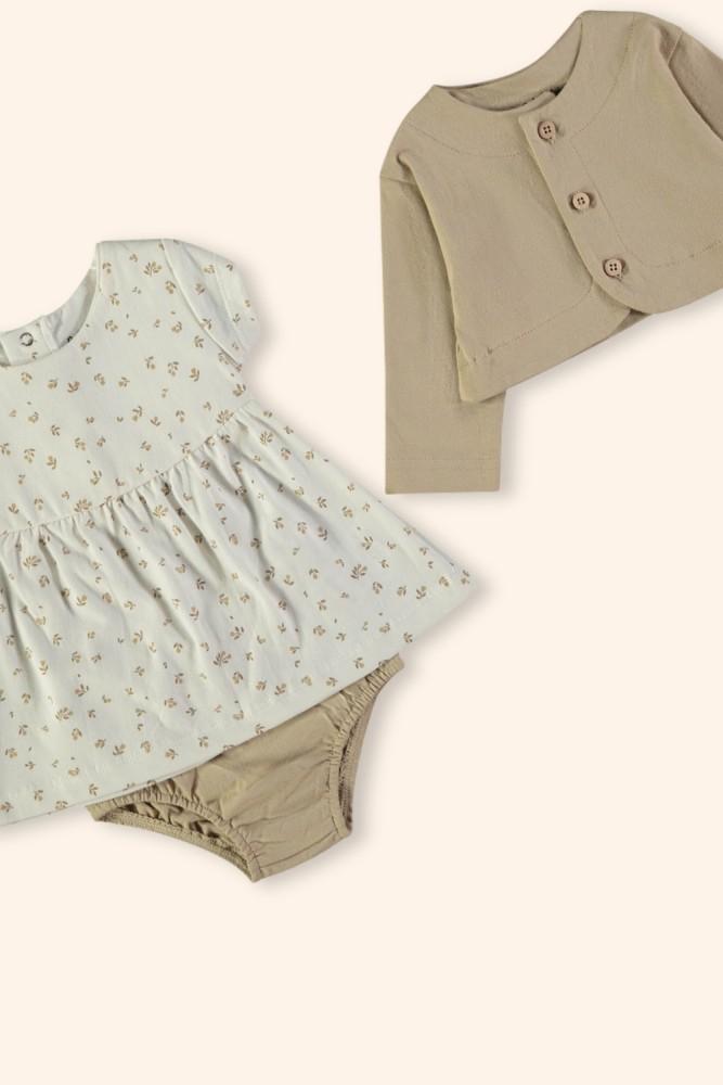 Conjunto Bebé Jardim Suave
