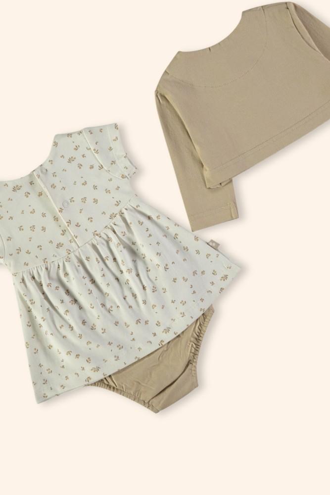 Conjunto Bebé Jardim Suave