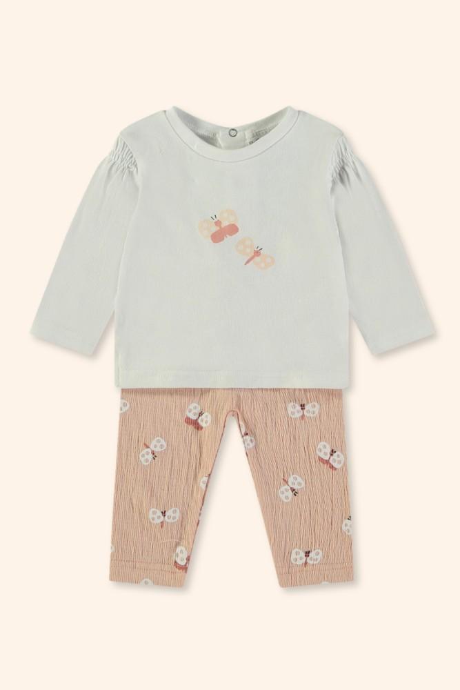 Conjunto Bebé Borboleta Suave