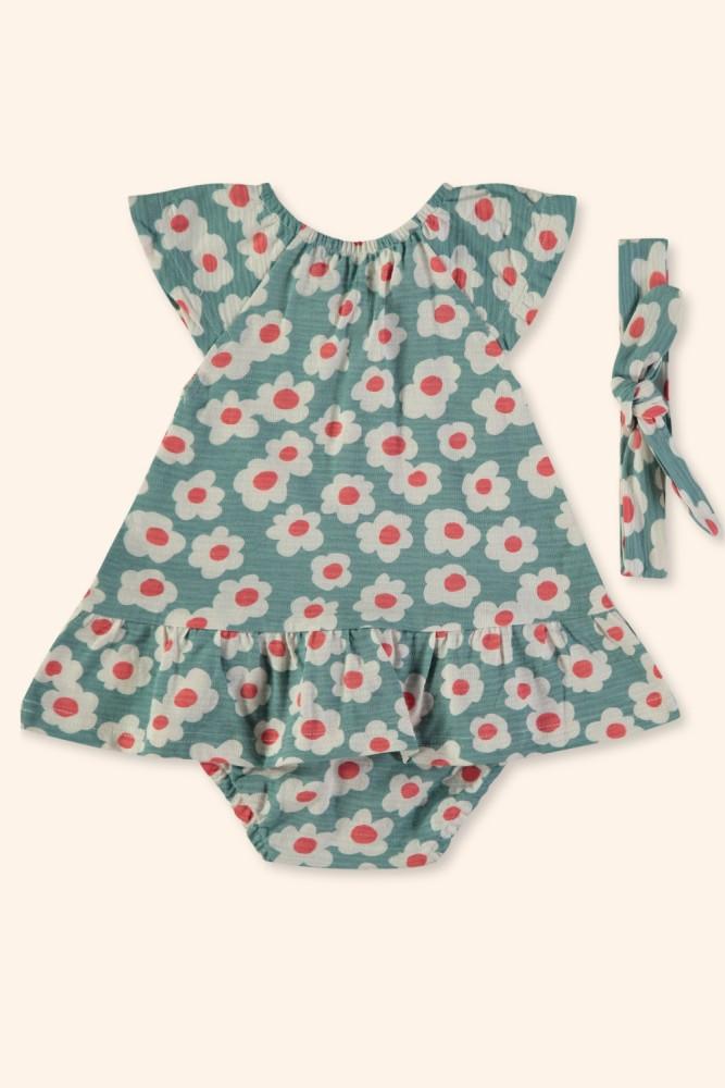 Vestido Menina Margaridas