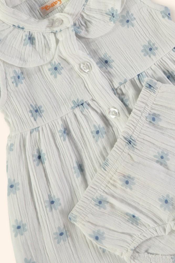 Vestido Menina Pequenas Margaridas