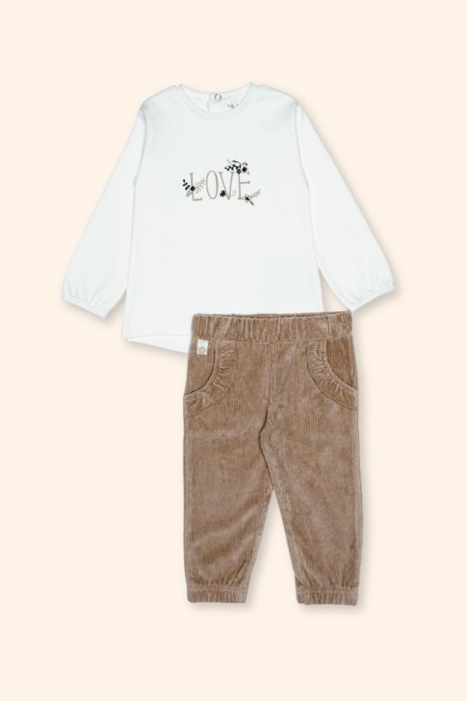 Conjunto Menina Cru e Camel