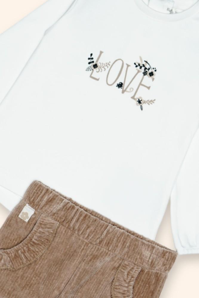 Conjunto Menina Cru e Camel