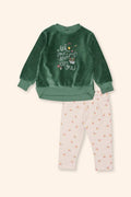 Conjunto Menina Verde com Leggings