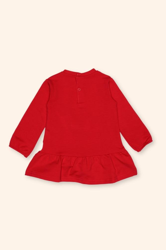 Vestido Menina Coração Vermelho