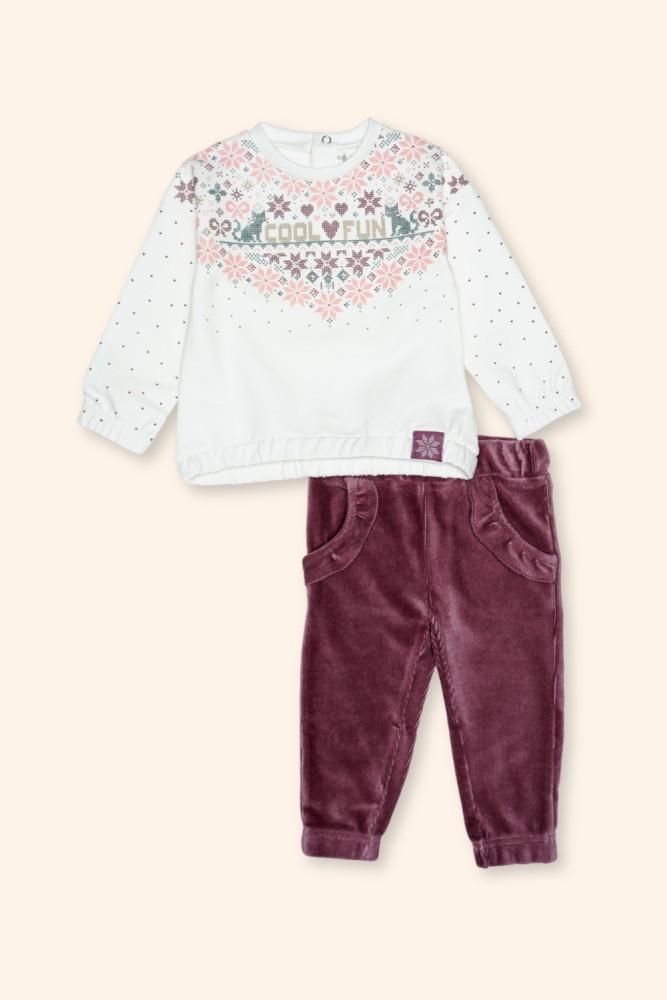Conjunto Menina Malva