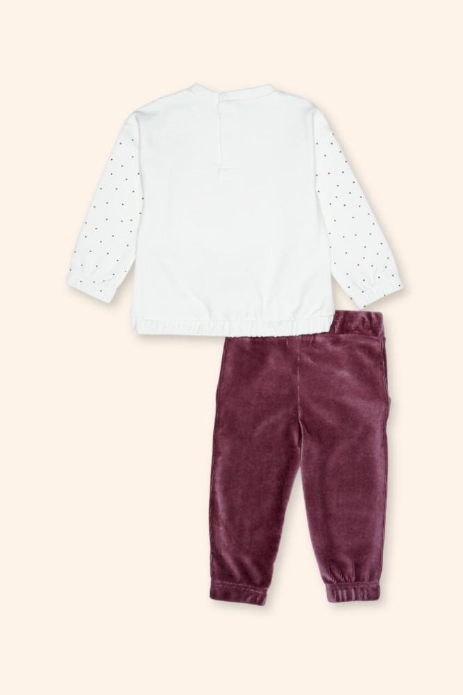 Conjunto Menina Malva