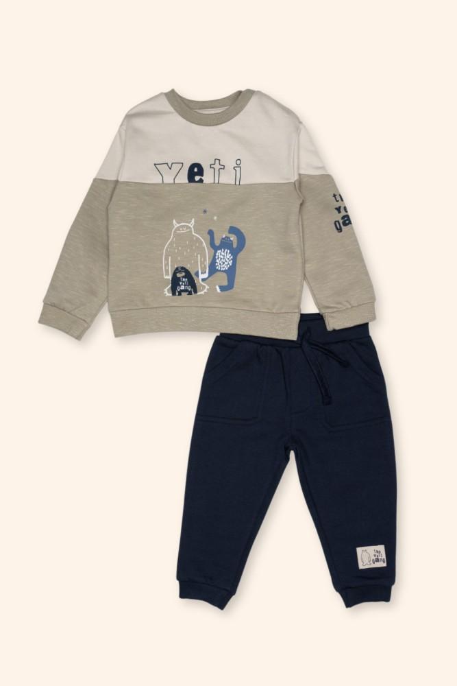Conjunto Menino Animal Color Block