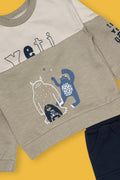 Conjunto Menino Animal Color Block