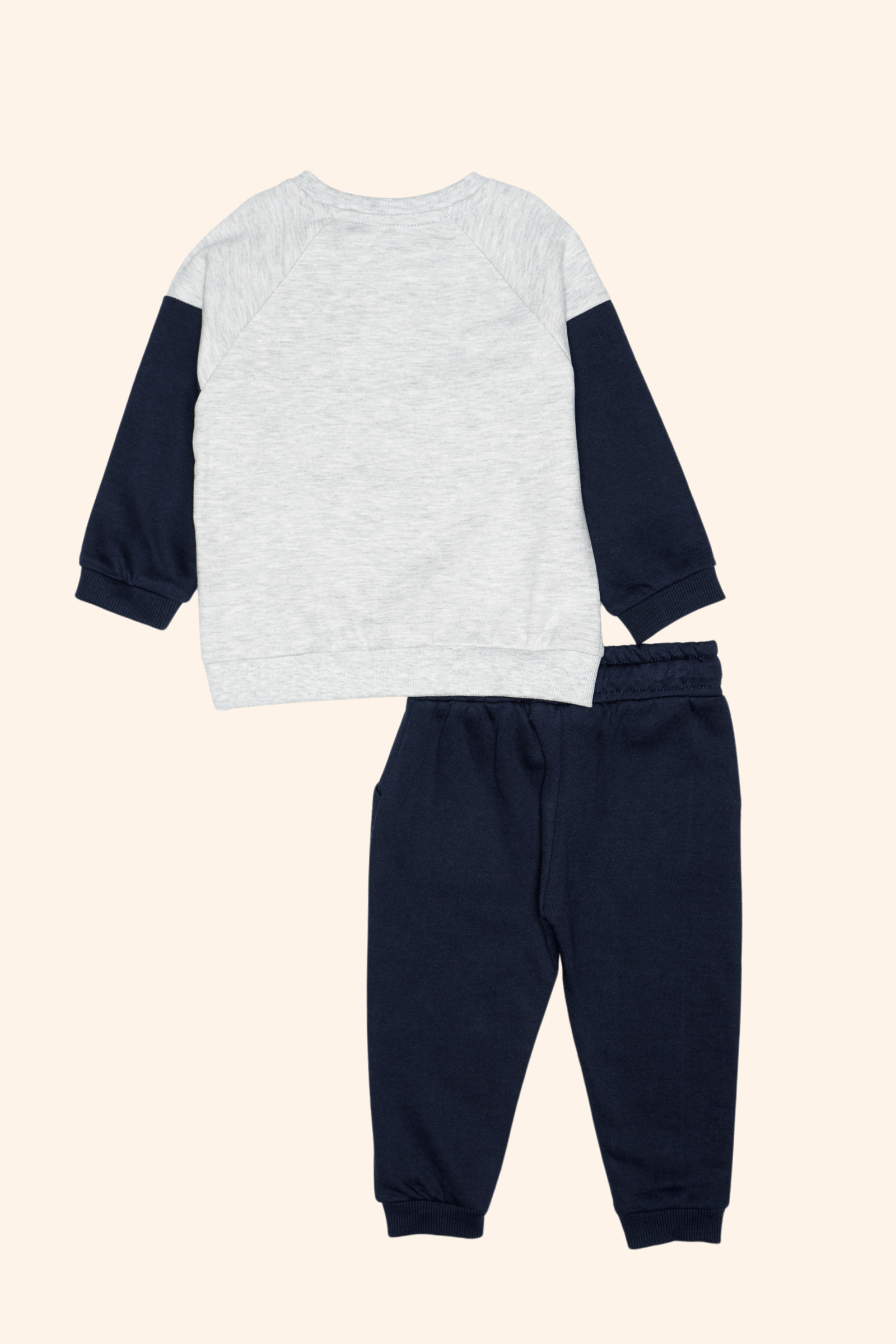 Conjunto Menino Color Block Cinzento