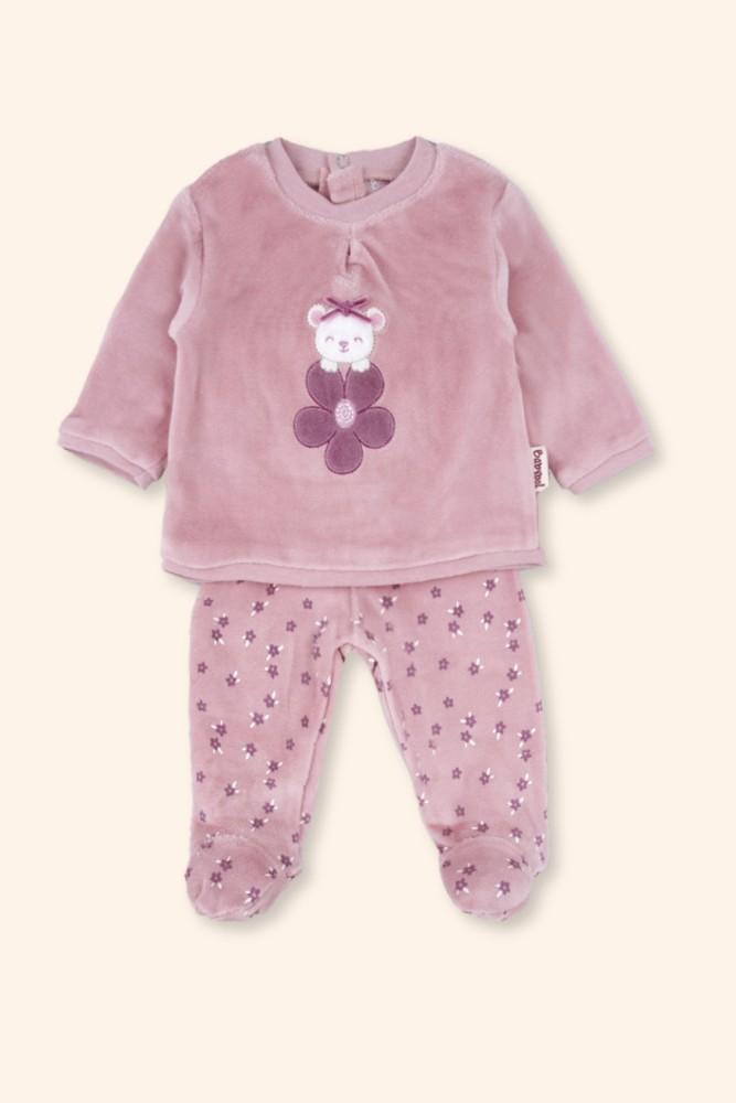 Conjunto Bebé Ursinha Malva