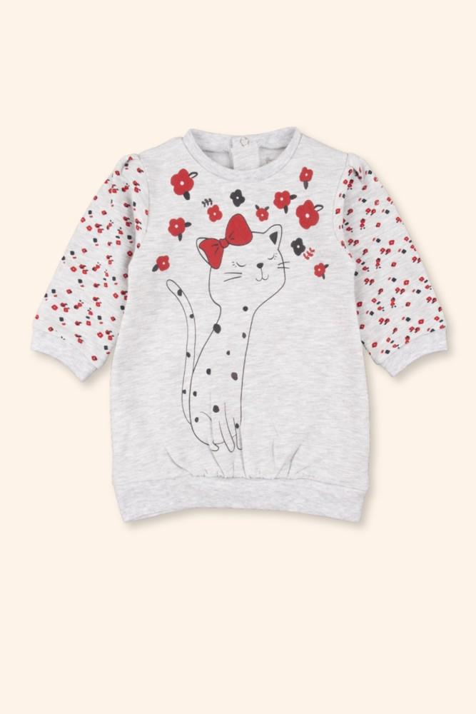 Vestido Menina Corações Vermelhos