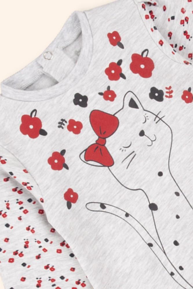 Vestido Menina Corações Vermelhos