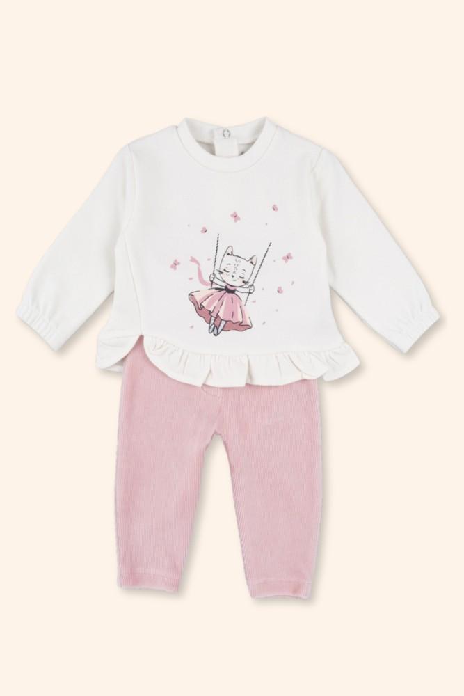Conjunto Menina Bailarina Rosa