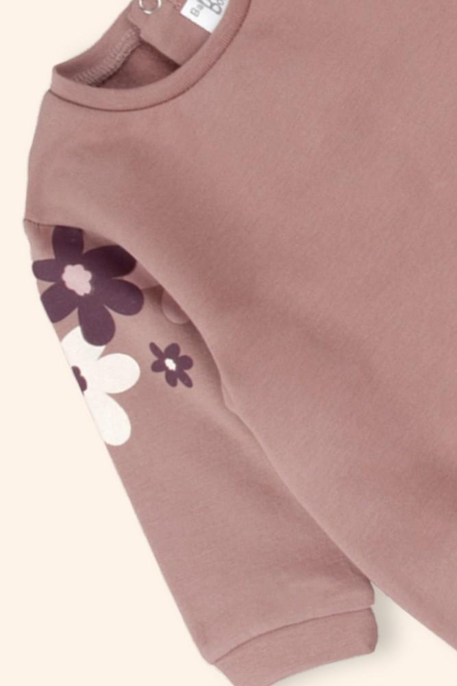Vestido Menina Rosa com Flor