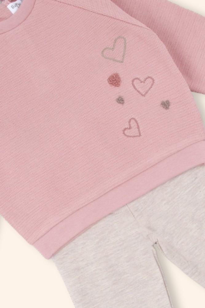 Conjunto Menina Rosa Suave