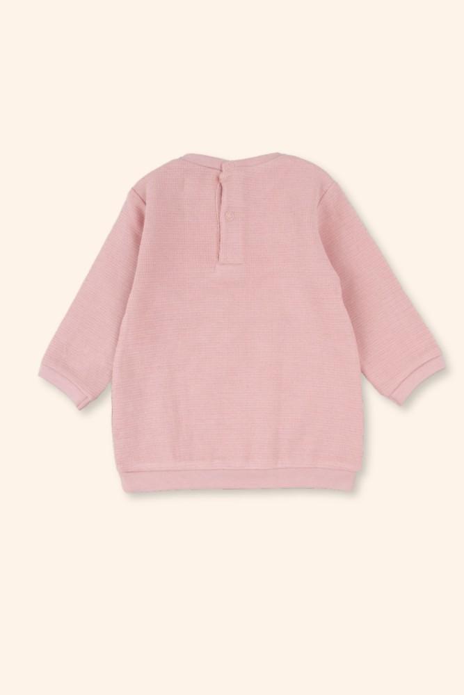 Vestido Menina Corações Rosa