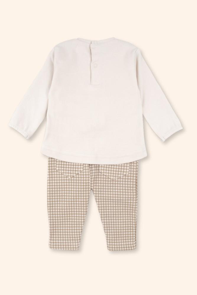 Conjunto Menina Natureza Bege