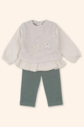 Conjunto Menina Blusa com Folho