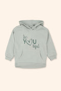 Sweatshirt Menina You Verde Água