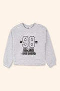 Sweatshirt Menina 98 Cinzenta