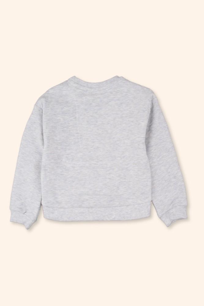 Sweatshirt Menina 98 Cinzenta