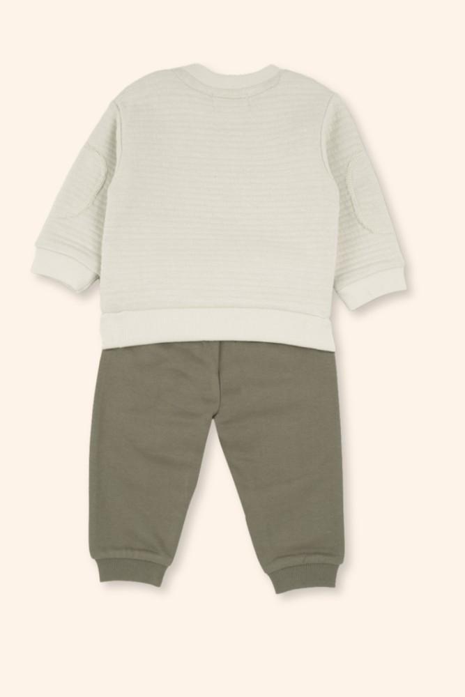 Conjunto Menino Dinossauro Caqui