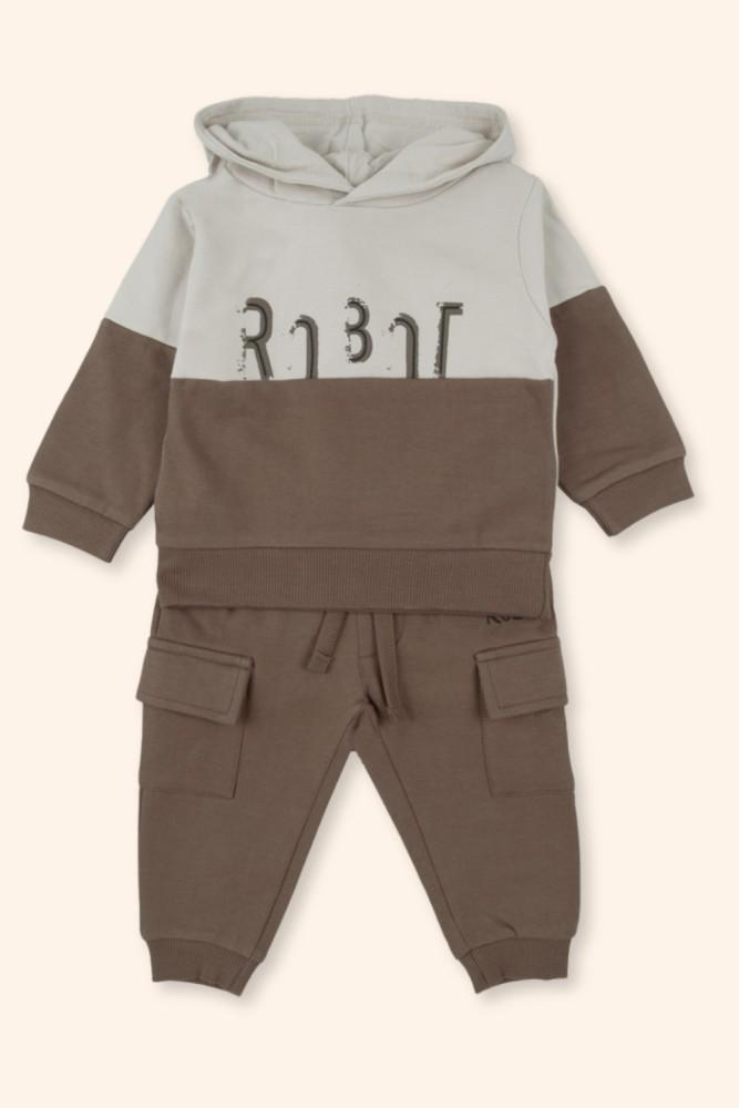 Conjunto Menino Urban Castanho