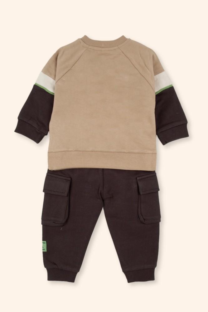 Conjunto Menino Adventure Bege