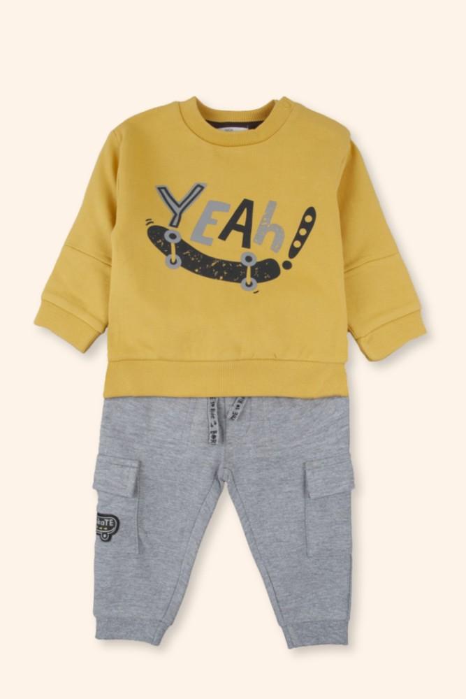 Conjunto Menino Ya! Mostarda