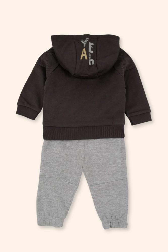 Conjunto Menino Preto e Cinzento