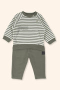 Conjunto Menino Riscas Caqui