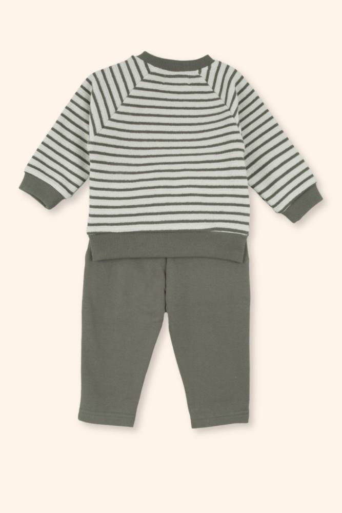 Conjunto Menino Riscas Caqui