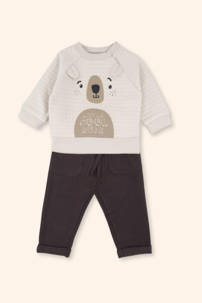 Conjunto Menino Ursinho Cru