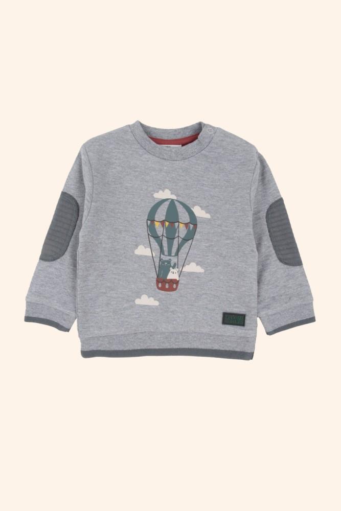 Sweatshirt Menino Balloon Cinzenta