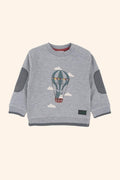 Sweatshirt Menino Balloon Cinzenta