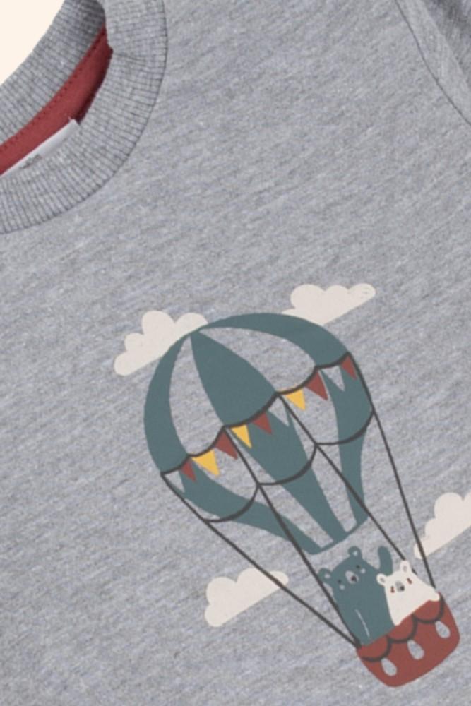 Sweatshirt Menino Balloon Cinzenta