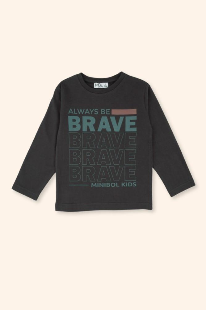 Camisola Menino Brave Preta