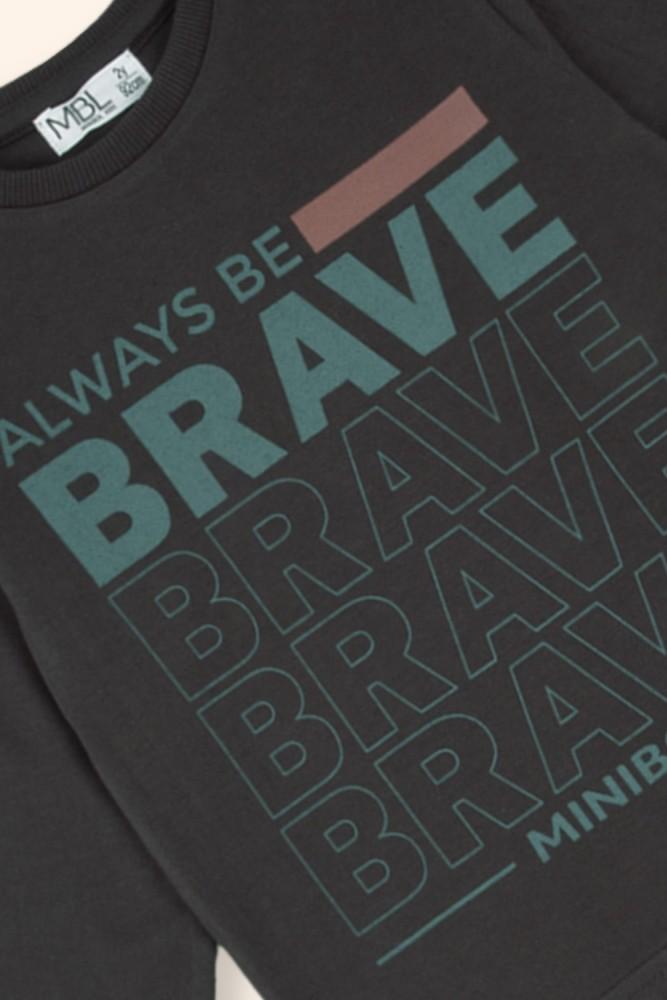 Camisola Menino Brave Preta
