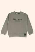Sweatshirt Menino Superior Caqui