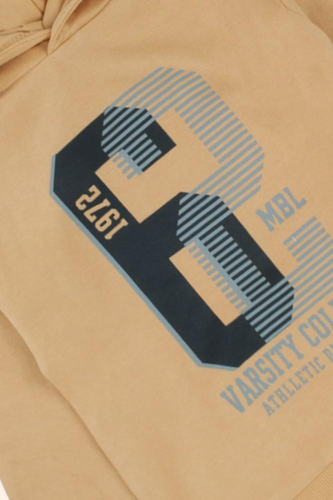 Sweatshirt Menino Número 6 Mostarda